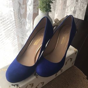 MOOTSIE-TOOTSIES ROYAL BLUE SUEDE 👠